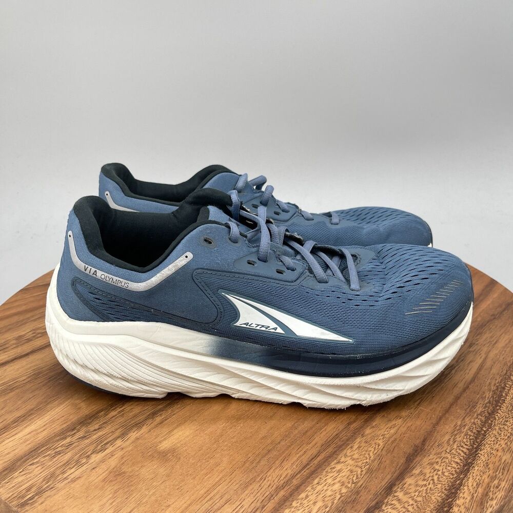 Altra Via Olympus Shoes Mens Size 9.5 Blue Road Running Comfort Walking Sneakers